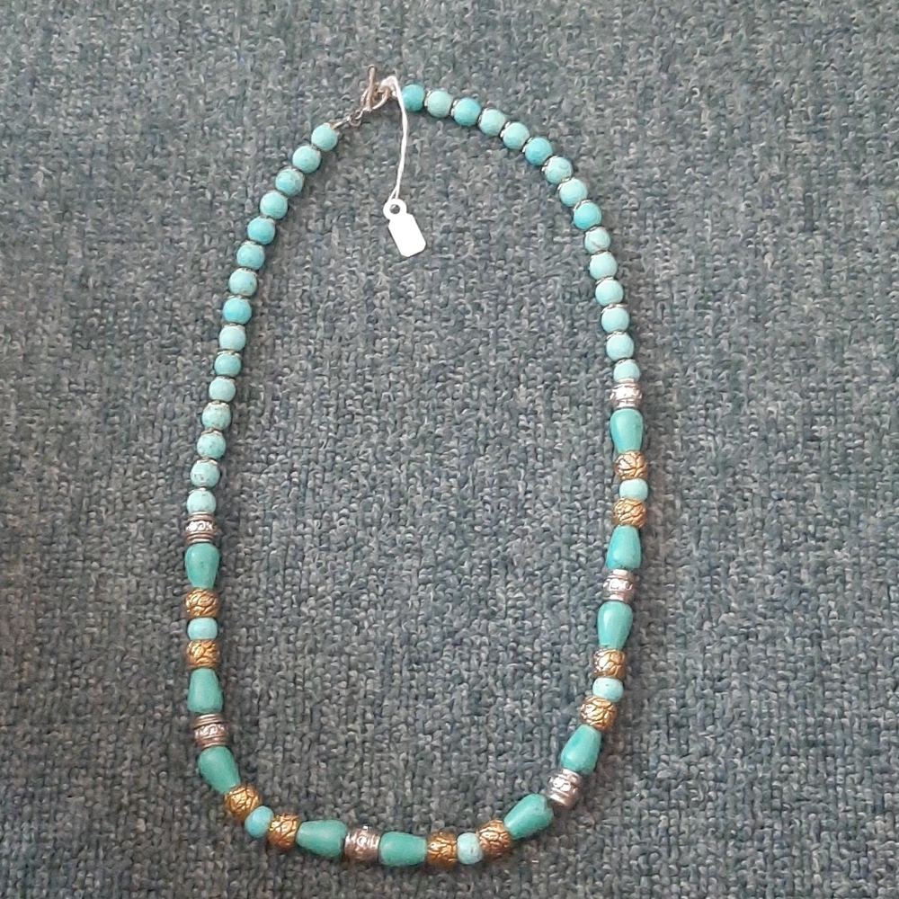 Handmade tumbled stones Necklace